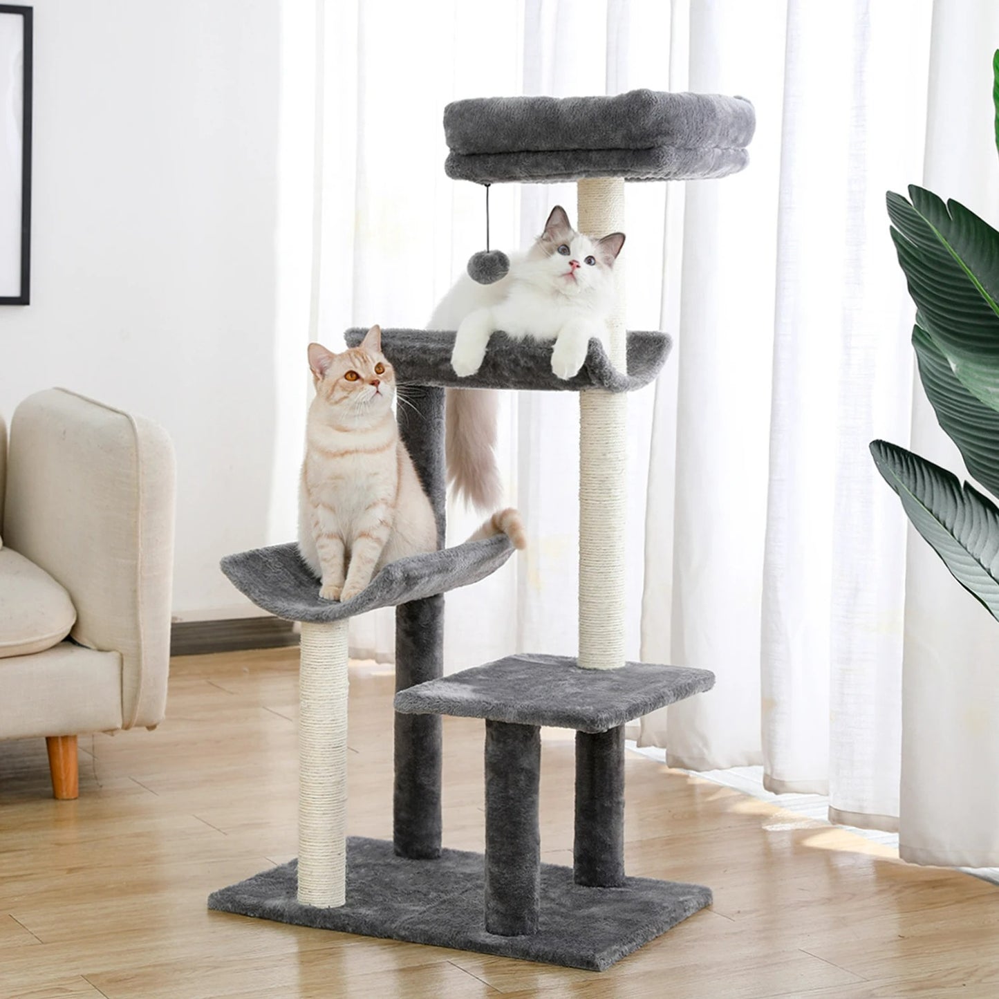 CozyCats 45" Cat Tree Tower