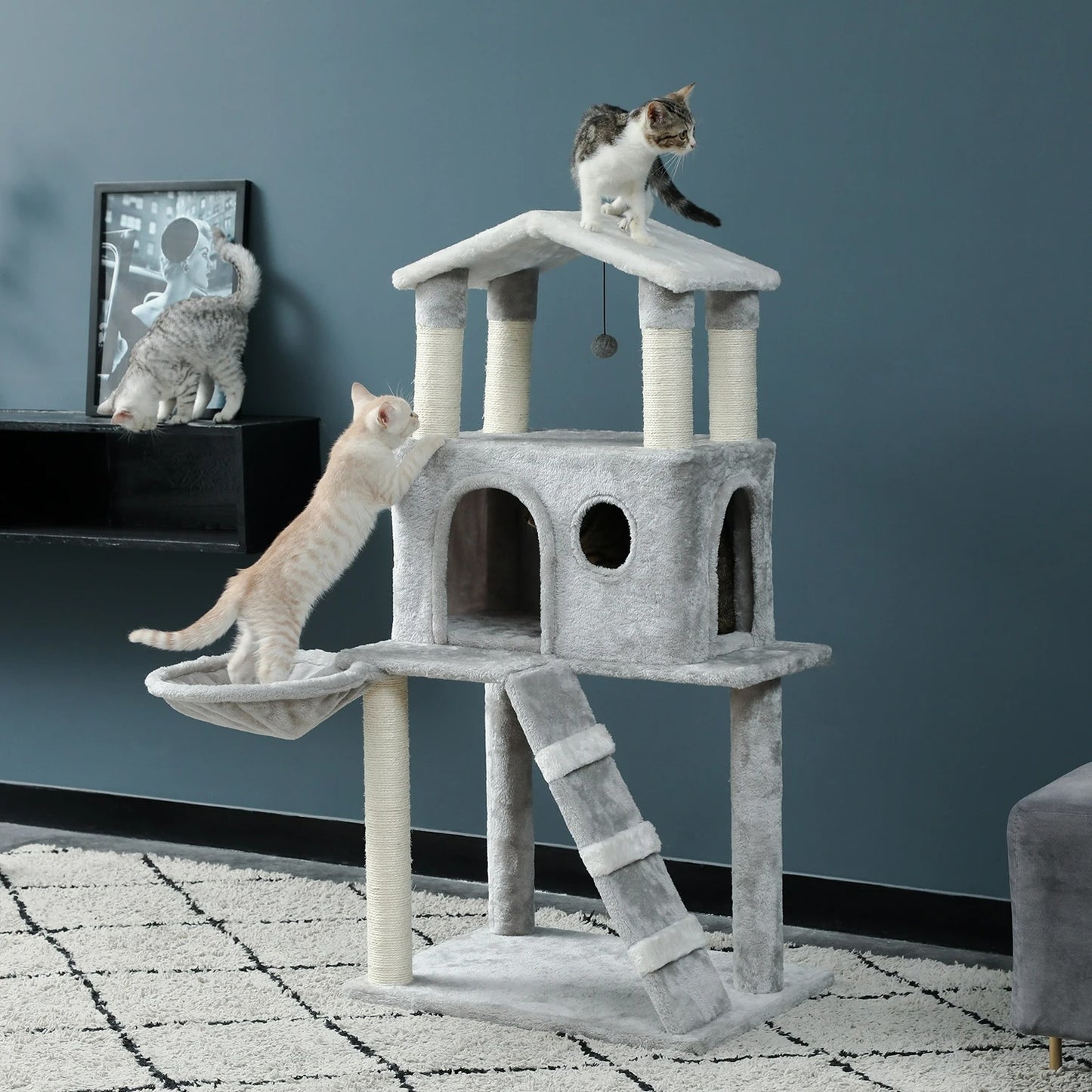 CozyCats 46" Cat Tree Tower