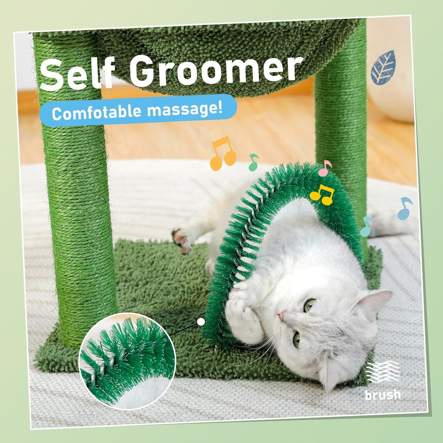 CozyCats " Cactus Cat Scratcher Condo