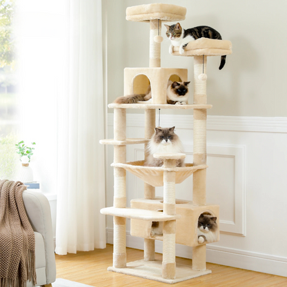CozyCats 72" Large Cat Tree Tower