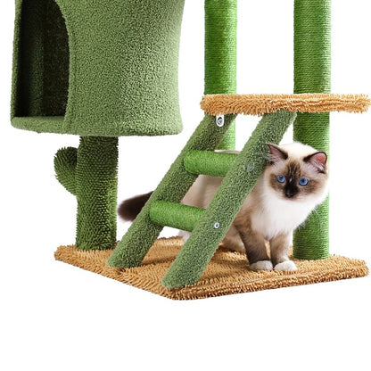 CozyCats 35" Mini Cactus Cat Tree Tower