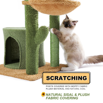 CozyCats 35" Mini Cactus Cat Tree