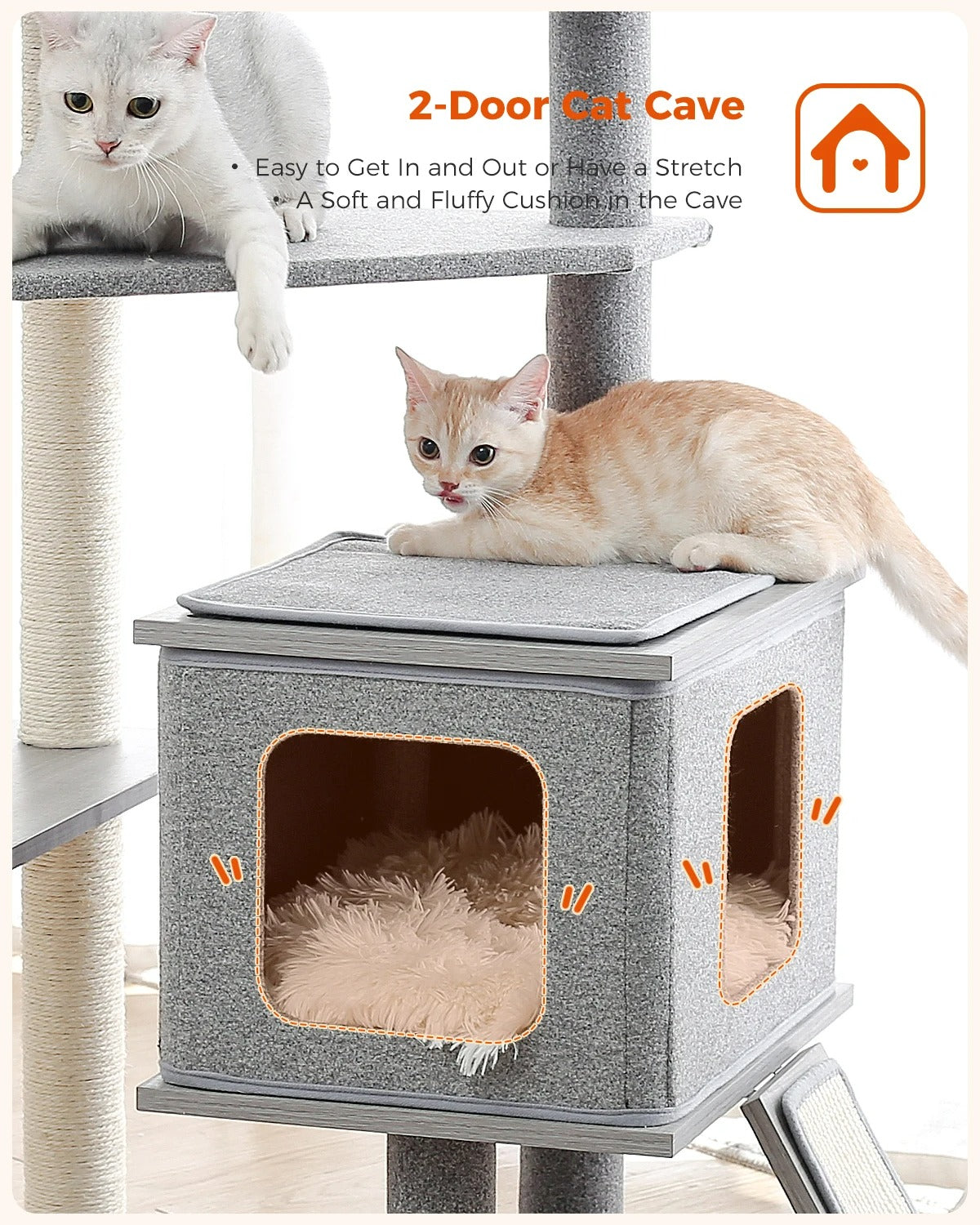 CozyCats 51" Cat Tree Tower