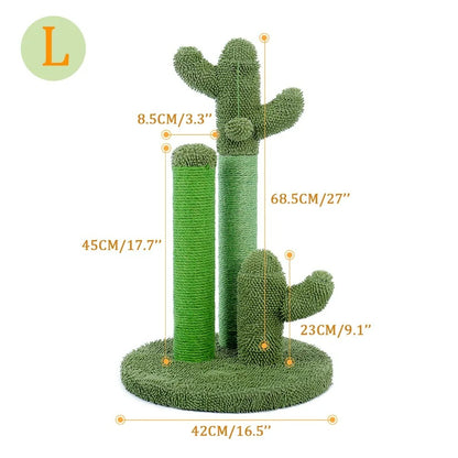 CozyCats 21"-27" Cactus Cat Scratcher