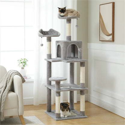 CozyCats 63" Large Cat Tree Tower