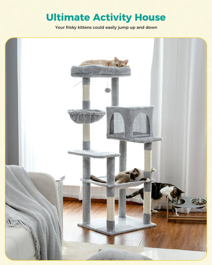 CozyCats 56" Cat Tree Tower