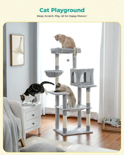 CozyCats 56" Cat Tree Tower